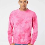 Unisex Midweight Tie-Dyed Crewneck Sweatshirt