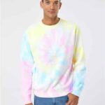 Unisex Midweight Tie-Dyed Crewneck Sweatshirt