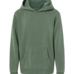 Youth Midweight Pigment-Dyed Hooded Sweatshirt