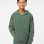 Youth Midweight Pigment-Dyed Hooded Sweatshirt