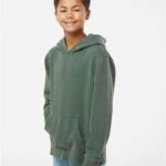 Youth Midweight Pigment-Dyed Hooded Sweatshirt