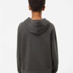 Youth Midweight Pigment-Dyed Hooded Sweatshirt