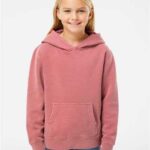 Youth Midweight Pigment-Dyed Hooded Sweatshirt