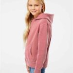 Youth Midweight Pigment-Dyed Hooded Sweatshirt