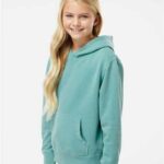 Youth Midweight Pigment-Dyed Hooded Sweatshirt