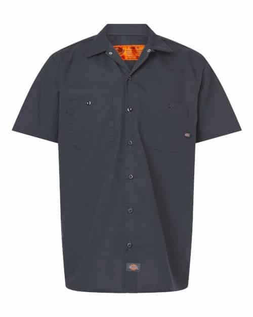 Men's Tall Industrial Short Sleeve Work Shirt