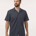 Men's Tall Industrial Short Sleeve Work Shirt
