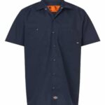 Men's Tall Industrial Short Sleeve Work Shirt