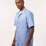 Men's Tall Industrial Short Sleeve Work Shirt