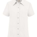 Women's Short Sleeve Stretch Oxford Shirt