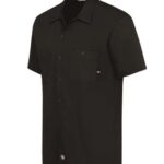 Men's Industrial Short Sleeve Cotton Work Shirt