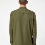 Men's Solid Flannel Shirt