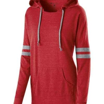 Women's Triblend Hooded Long Sleeve T-Shirt