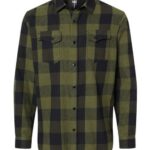 Men's Snap Front Plaid Flannel Shirt
