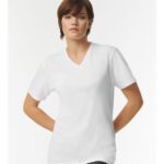 Unisex CVC V-Neck Tee