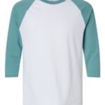 Unisex CVC Three-Quarter Sleeve Tee