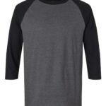 Unisex CVC Three-Quarter Sleeve Tee