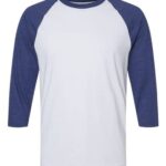 Unisex CVC Three-Quarter Sleeve Tee