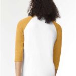Unisex CVC Three-Quarter Sleeve Tee