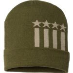 USA-Made Patriotic Cuffed Beanie