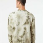 Unisex Midweight Tie-Dyed Crewneck Sweatshirt