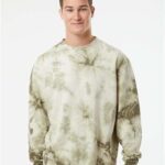 Unisex Midweight Tie-Dyed Crewneck Sweatshirt