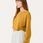 Women's FWD Fashion Crop Long Sleeve Tee