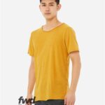 Unisex FWD Fashion Triblend Raw Neck Tee