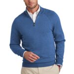 Brooks Brothers ® Cotton Stretch 1/4-Zip Sweater BB18402