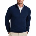 Brooks Brothers ® Cotton Stretch 1/4-Zip Sweater BB18402