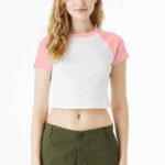 BELLA+CANVAS ® Women's Micro Rib Raglan Baby Tee BC1201