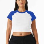 BELLA+CANVAS ® Women's Micro Rib Raglan Baby Tee BC1201