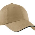 Port Authority ® Sandwich Bill Cap with Striped Closure. C830
