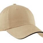 Port Authority ® Sandwich Bill Cap with Striped Closure. C830