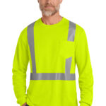CornerStone ® ANSI 107 Class 2 Mesh Long Sleeve Tee. CS201