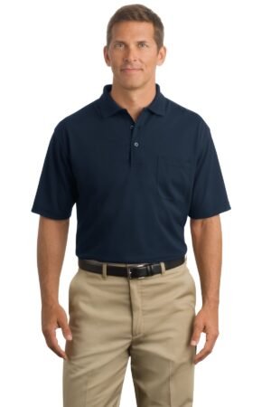 DISCONTINUED  CornerStone ®  - Industrial Pocket Pique Polo. CS402P