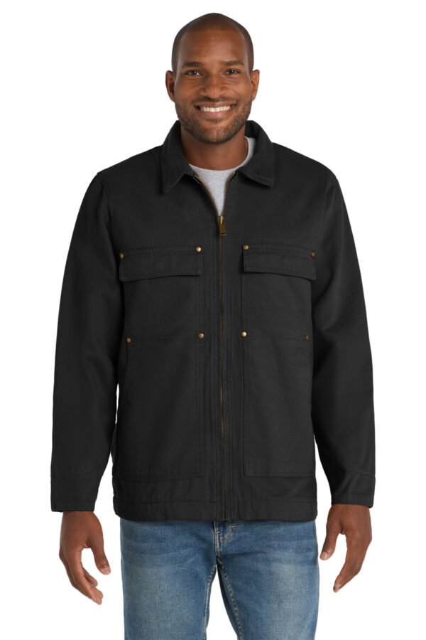 DISCONTINUED  CornerStone ®  Washed Duck Cloth Chore Coat. CSJ50