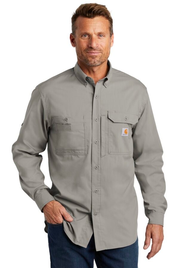 Carhartt Force  ®  Ridgefield Solid Long Sleeve Shirt. CT102418