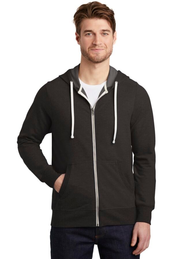 DISCONTINUED  District  ®  Perfect Tri  ®  French Terry Full-Zip Hoodie. DT356