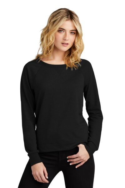 District ®  Women's Featherweight French Terry   Long Sleeve Crewneck DT672