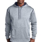 Sport-Tek ® Tech Fleece Colorblock Hooded Sweatshirt. F246