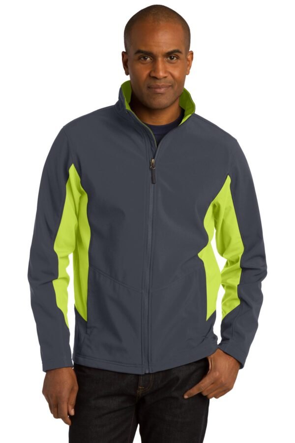 DISCONTINUED  Port Authority ®  Tall Core Colorblock Soft Shell Jacket. TLJ318