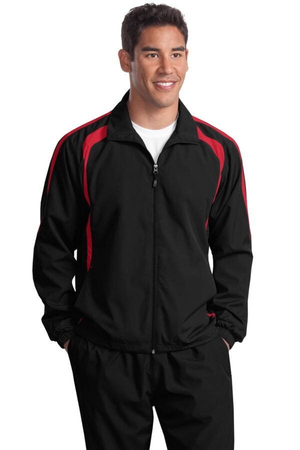 DISCONTINUED  Sport-Tek ®  Tall Colorblock Raglan Jacket. TJST60