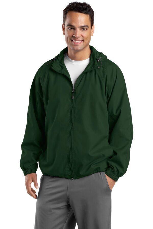DISCONTINUED  Sport-Tek ®  Tall Hooded Raglan Jacket. TJST73