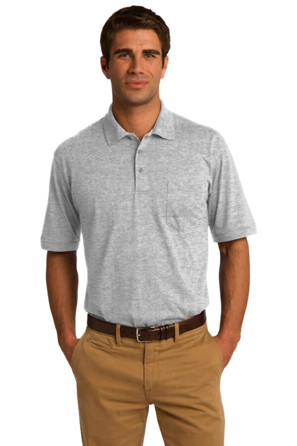 Port & Co ™  Core Blend Jersey Knit Pocket Polo. KP55P