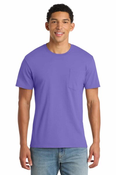 Port & Co   Beach Wash ®  Garment-Dyed Pocket Tee.  PC099P