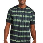 Port & Co  Allover Stripe Tie-Dye Tee PC142