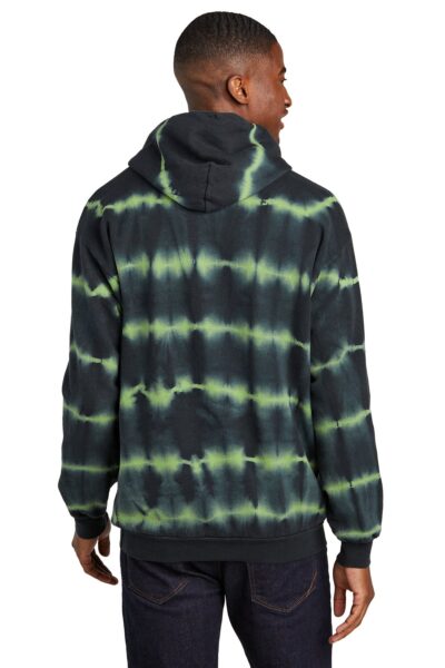 Port & Co   Allover Stripe Tie-Dye Fleece PC143
