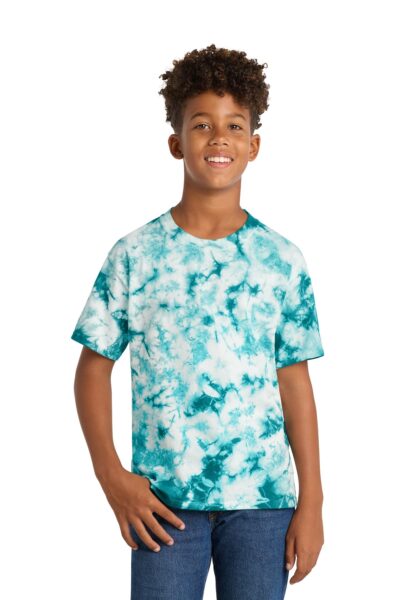 Port & Co   Youth Crystal Tie-Dye Tee PC145Y