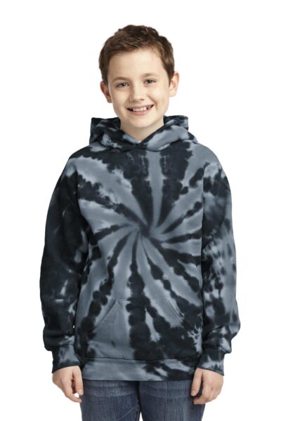 Port & Co   Youth Tie-Dye Pullover Hooded Sweatshirt. PC146Y